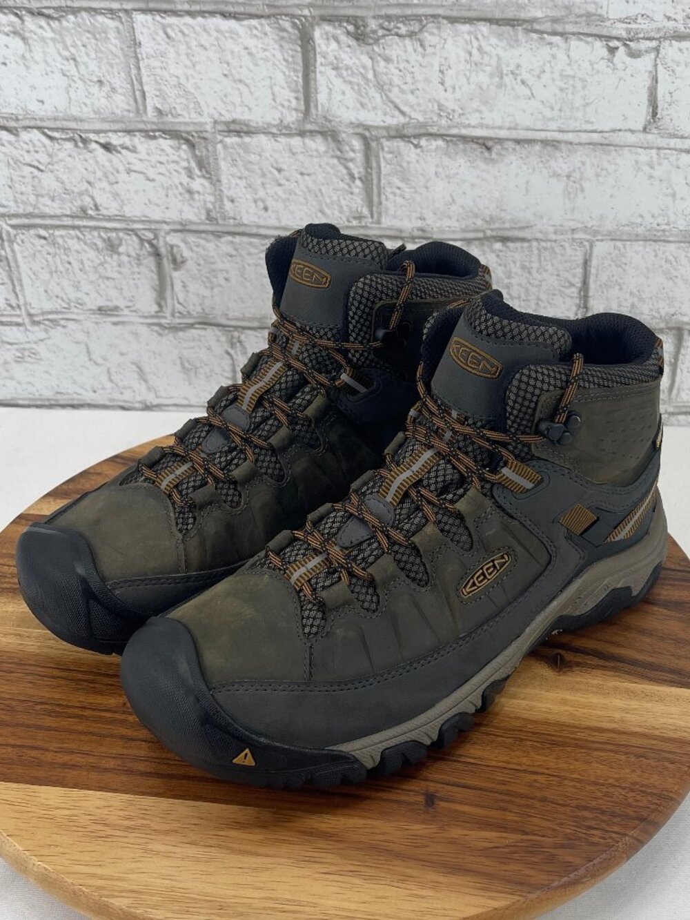 Keen Targhee III Mens Sz. 10 Olive Keen Dry Waterproof Mid Hiking Boots 1017787